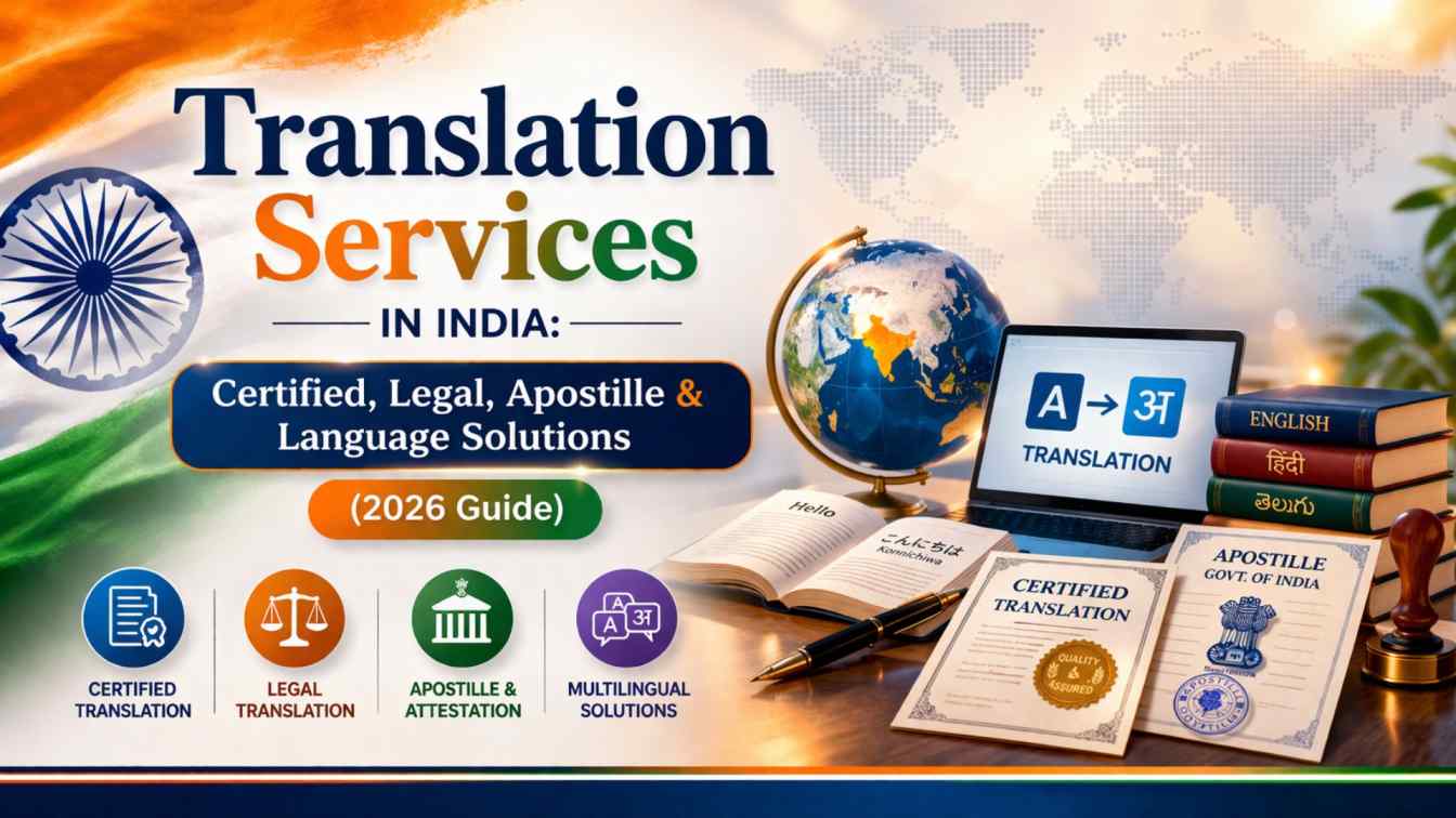 Translation Services in India: Certified, Legal, Apostille & Language Solutions (2026 Guide)